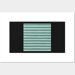 Seafoam Stripes Posters and Art